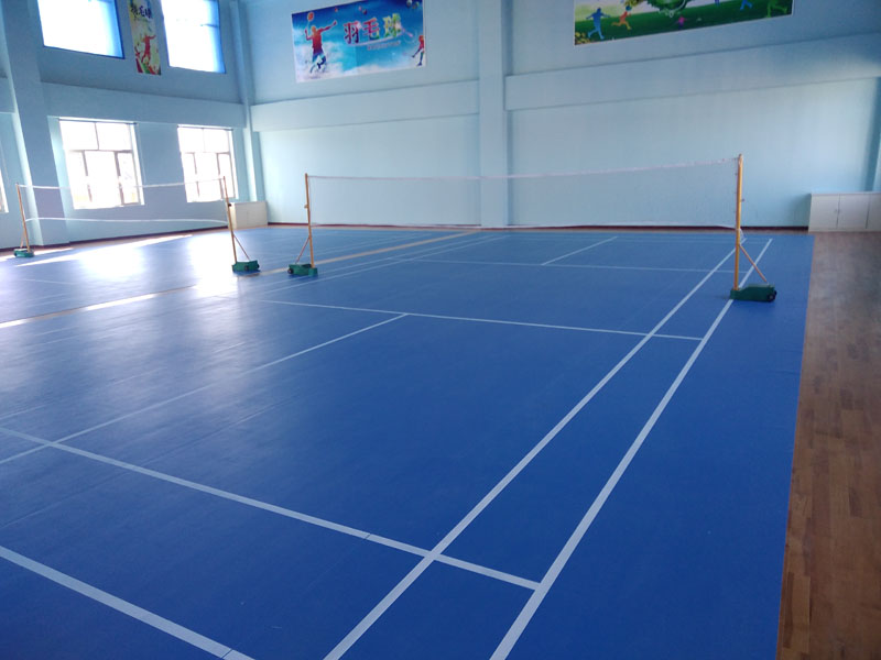 羽毛球pvc运动地板兵乓球篮球场室内运动地胶健身房舞蹈室加厚塑胶地板
