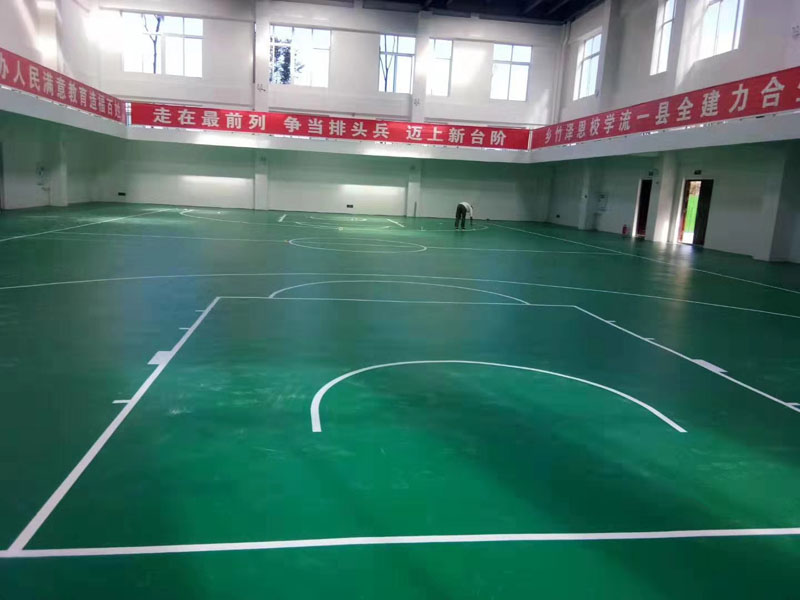 pvc地板 室内乒乓球场篮球场地馆装饰地面板久圳布纹运动地板塑胶地板
